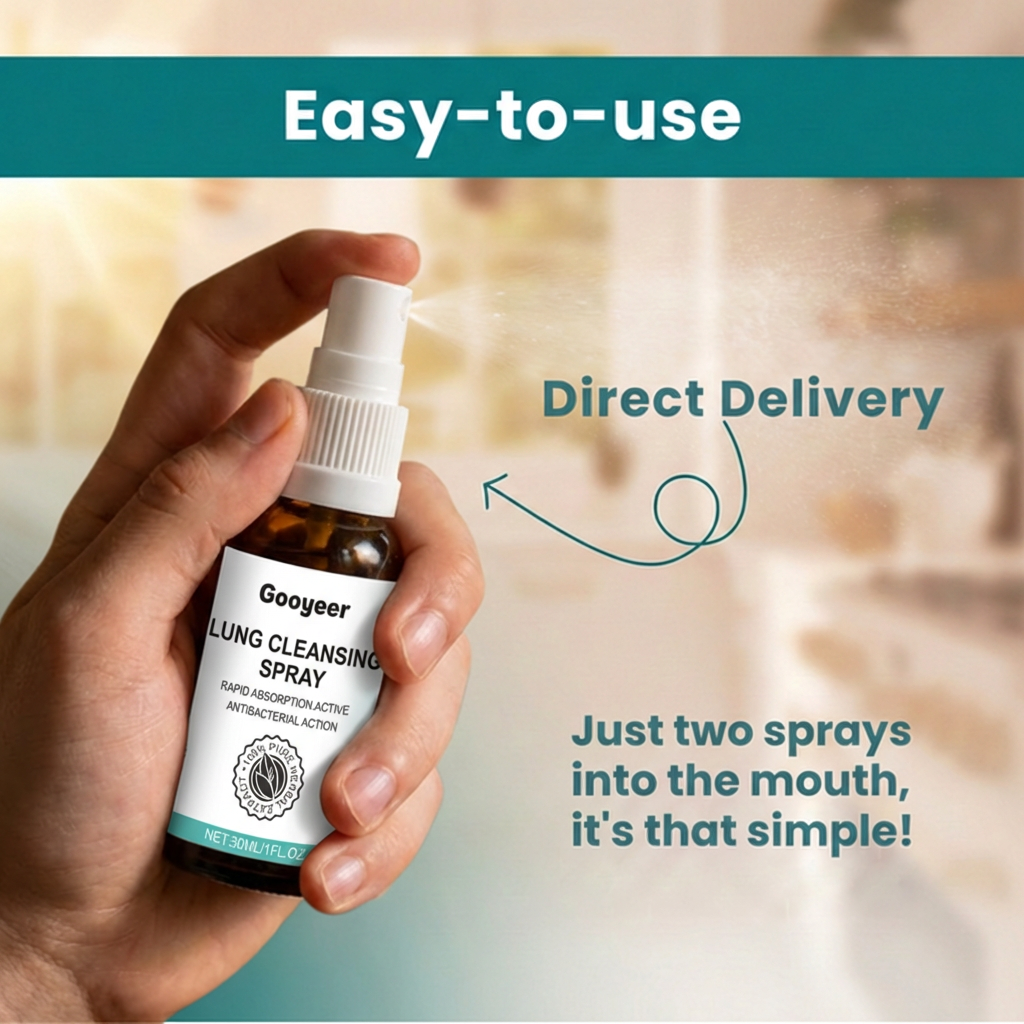 Promo : deux (2) spray. Gooyeer - Spray nettoyant pour les poumons