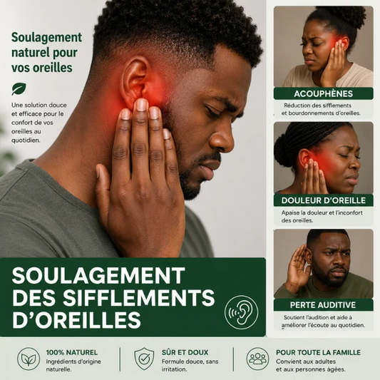 Gouttes auriculaires douces pour soulager les acouphènes
