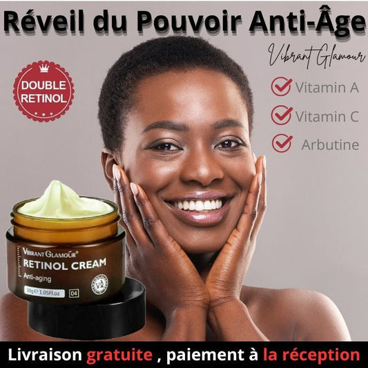 Crème Rétinol Anti-Âge et rides (Pack Anti-Âge 2 Pièces 🔥)