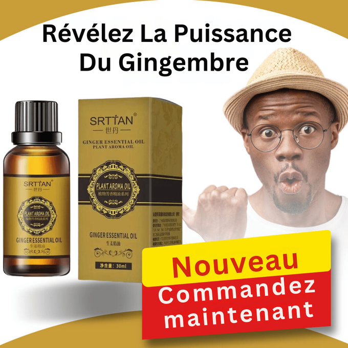 Huile essentielle de Gingembre amincissante