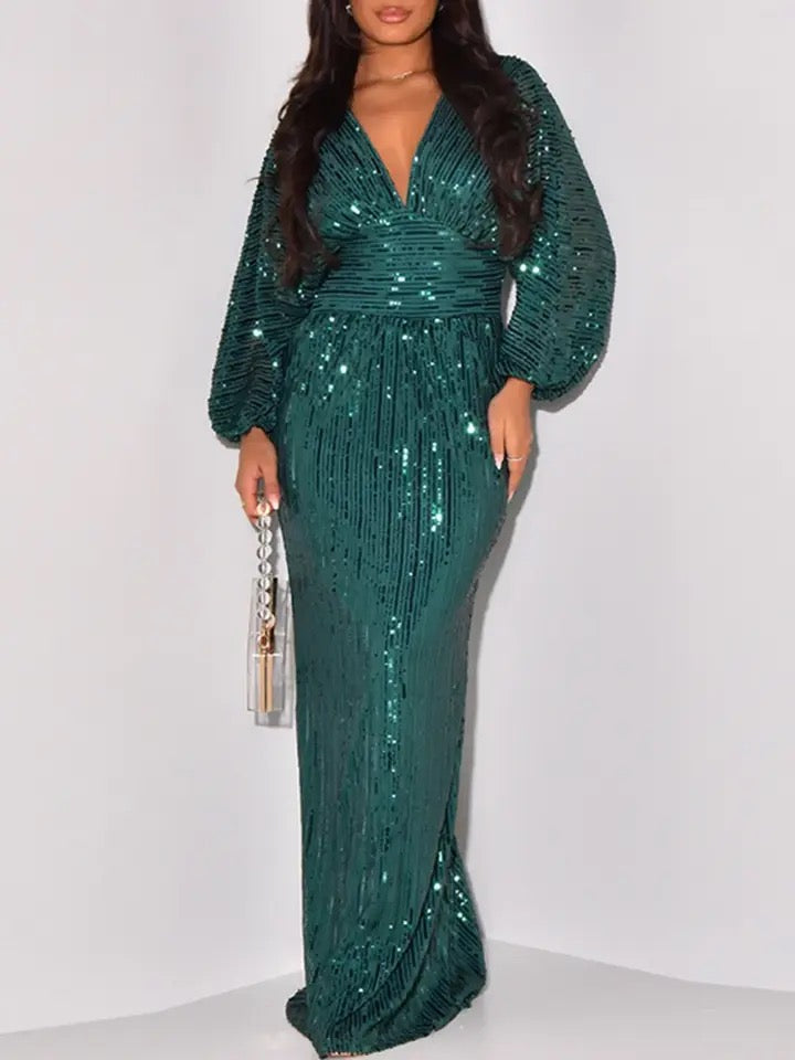 🌟 Robe Longue de Soirée Élégance Noire ✨