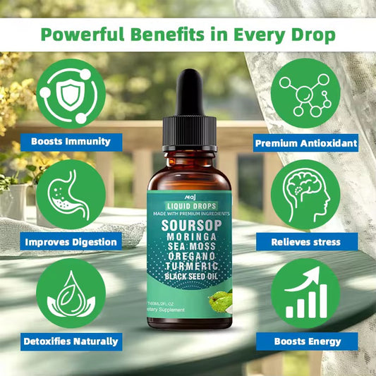 Boost Naturel Puissant – Énergie, Digestion & Défense en Quelques Gouttes
