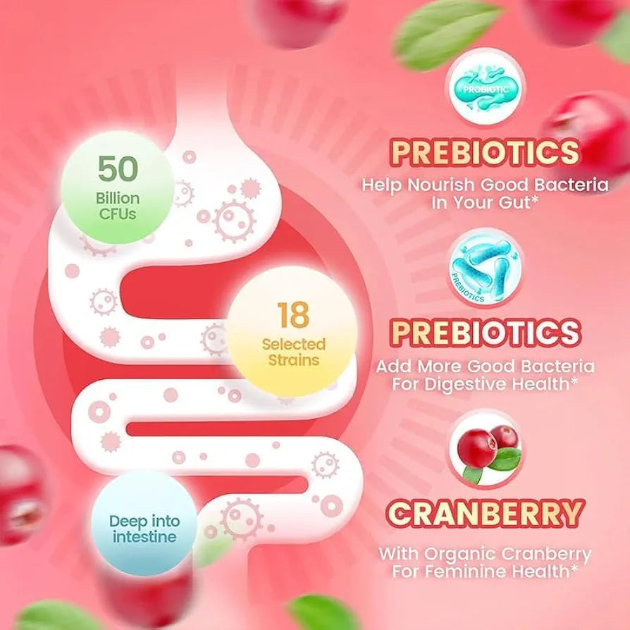 💖 Gummies Probiotiques – Digestion & Bien-être Féminin