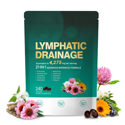 gélules molles pour le drainage lymphatique