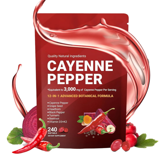 Cayenne Pepper-Complément alimentaire en capsules molles